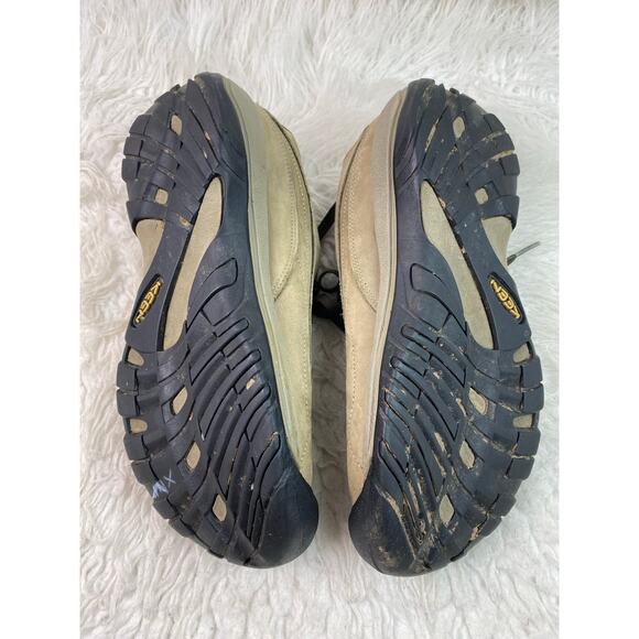 KEEN US 9 EU 39.5 Tan Nubuck Leather Lace Up Hiking Trail Shoes - Picture 10 of 10